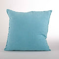Linen Fringe Pillow - Ocean Blue 20"