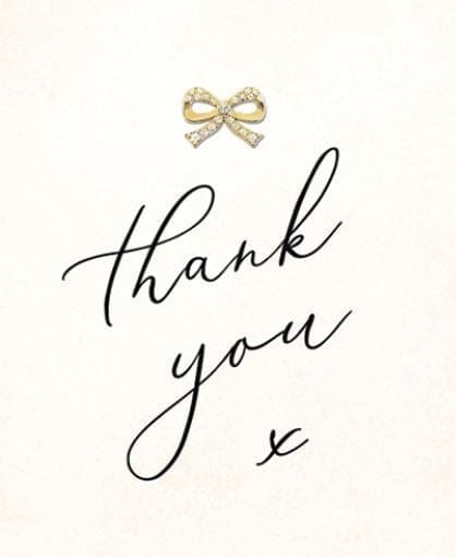 Mad Dots Thankyou X  Thankyou Card
