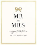 Mad Dot Mr & Mrs Wedding Card