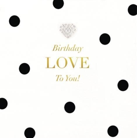 Mad Dots Birthday Love Big Dots Birthday Card