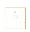 Mad Dots With Deepest Sympathy Card