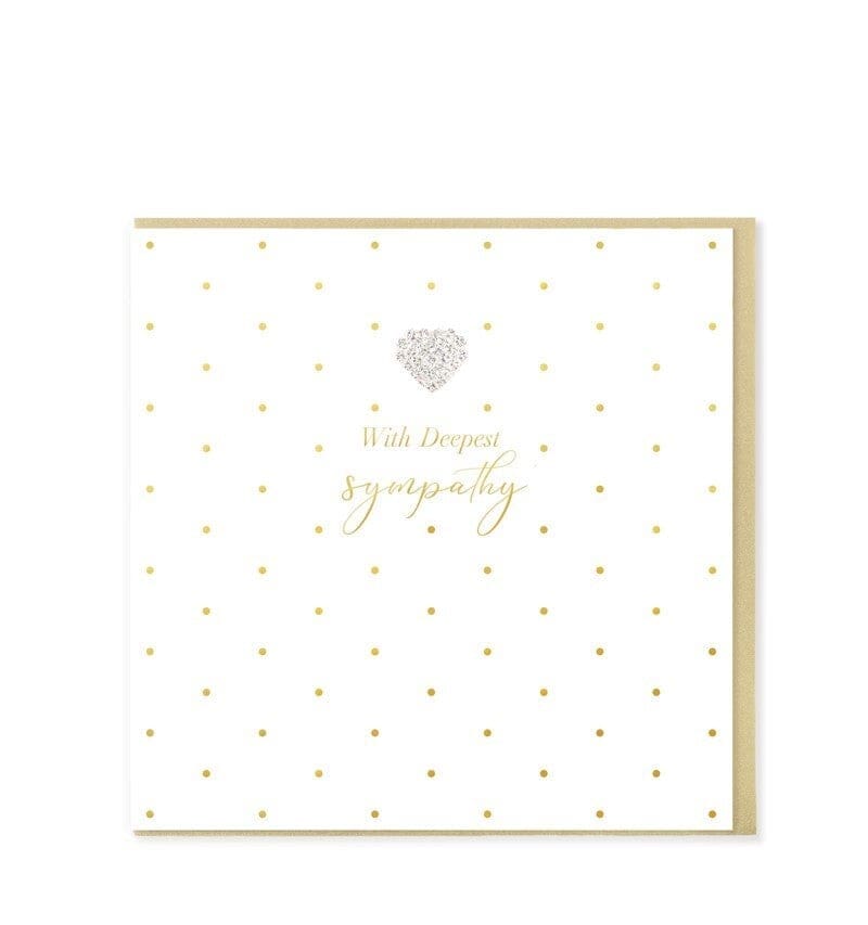Mad Dots With Deepest Sympathy Card