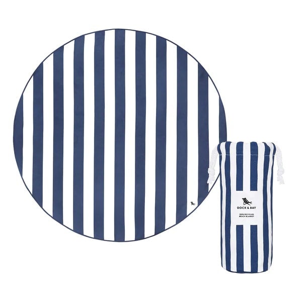 Dock & Bay | Round Blanket - Whitsunday Blue