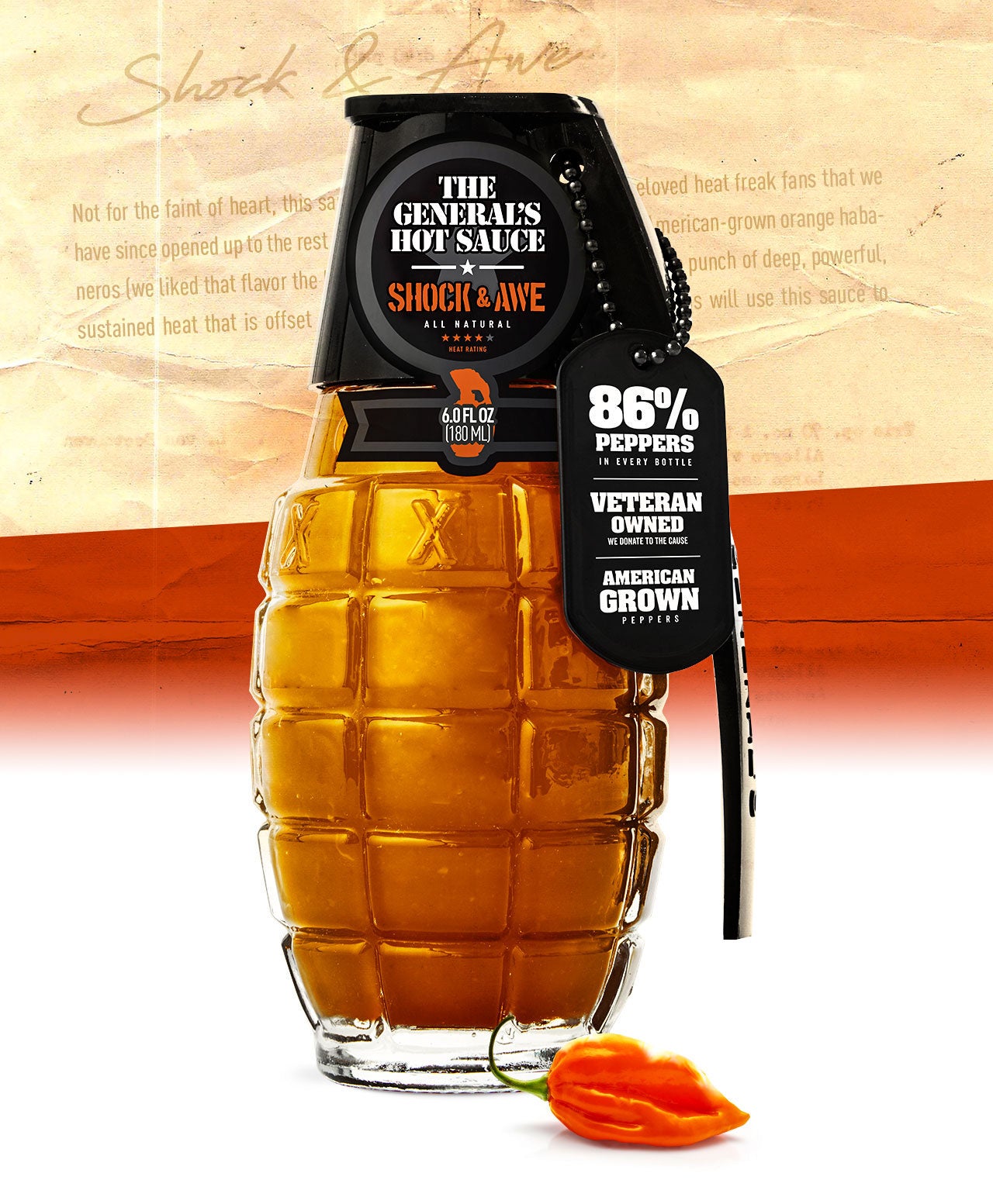 The General's Hot Sauce | Shock & Awe