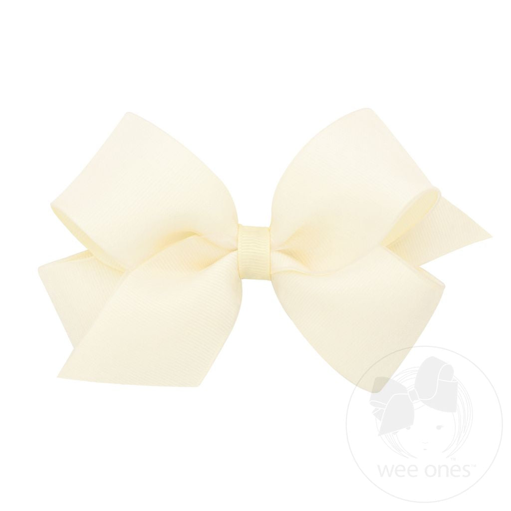 Baby Hair Bow - Medium Organza Overlay
