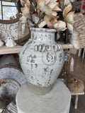 Vase White Glazed Terracotta Assorted
