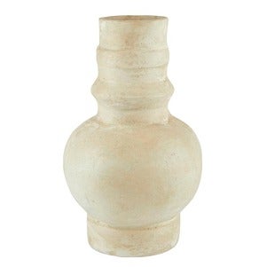 Tall Paper Mâché Vase