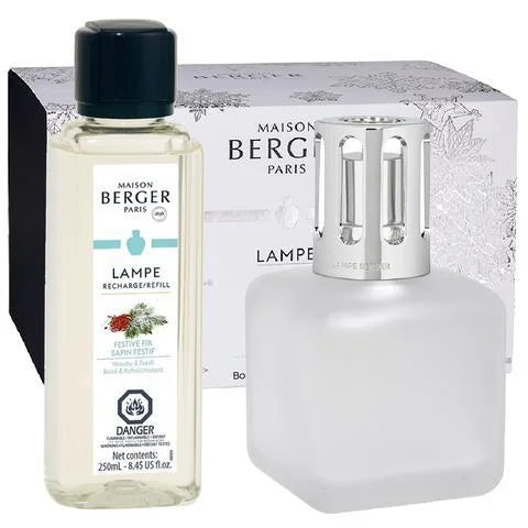 Maison Berger | White Givrée Glacon Lamp Set