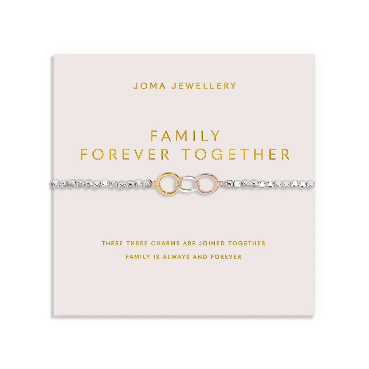 A Littles & Co | Forever Yours Family Forever Together Trio Bracelet