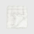 Cubby Faux Fur Throw - White