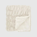 Mallo Faux Fur Throw - Coconut