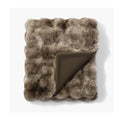 Cubby Faux Fur Throw - Coyote