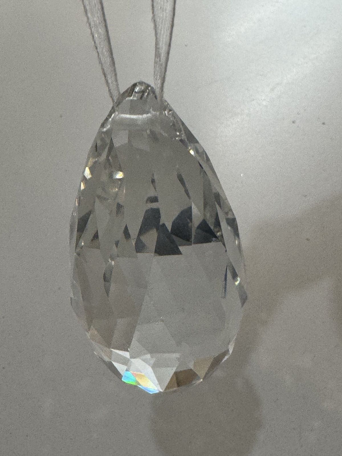 Ornament Crystal Drop 3" ADV