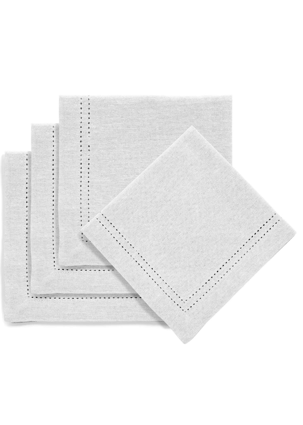 Napkin Linen Look  White Cloth