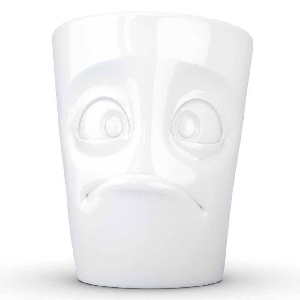 Baffled Handle Mug - White