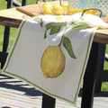 Towel Flour Sack set of 2 Lemons Mahogany