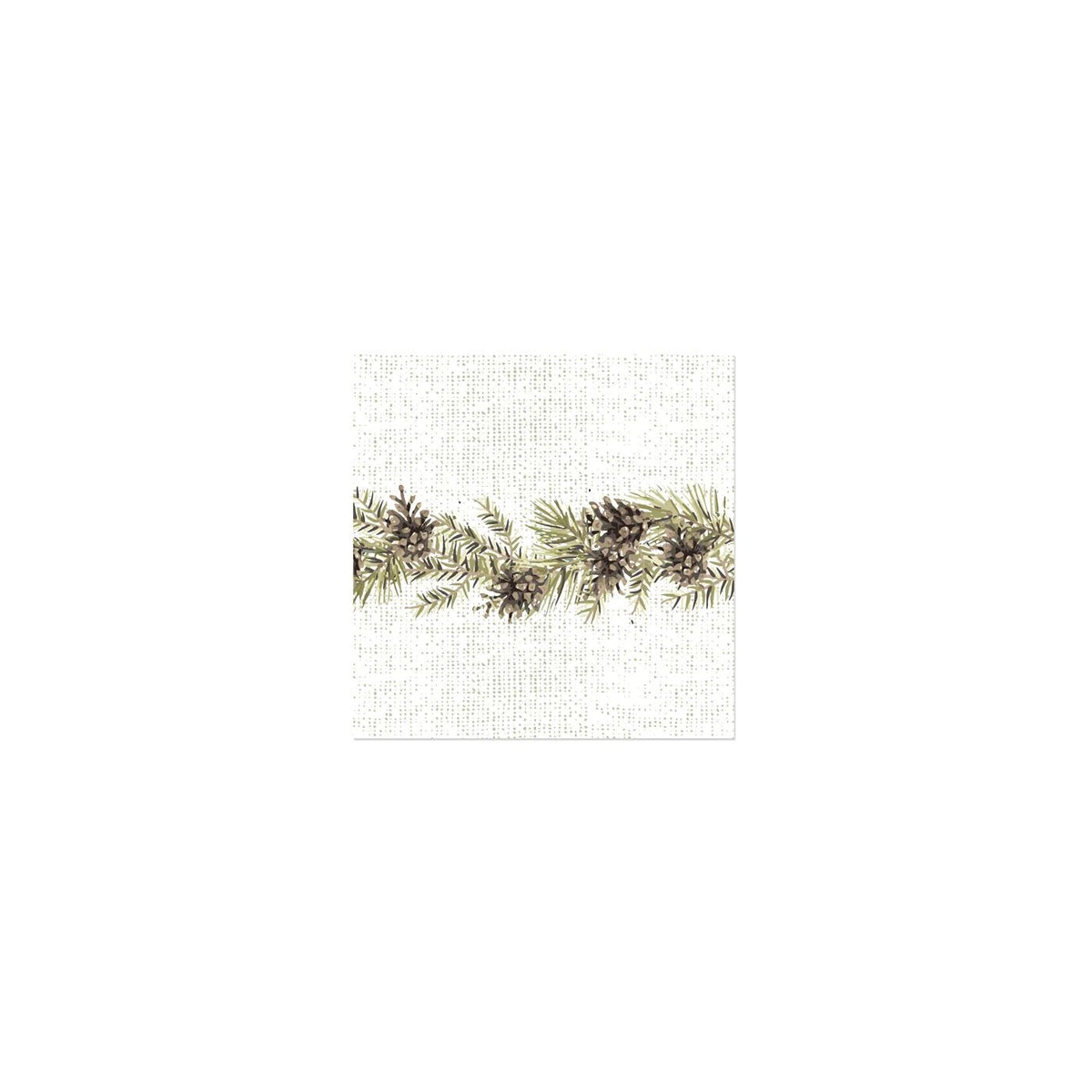 Pinecone Shimmer Lunch Napkins