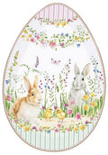 Easter Egg-Shaped Plate
