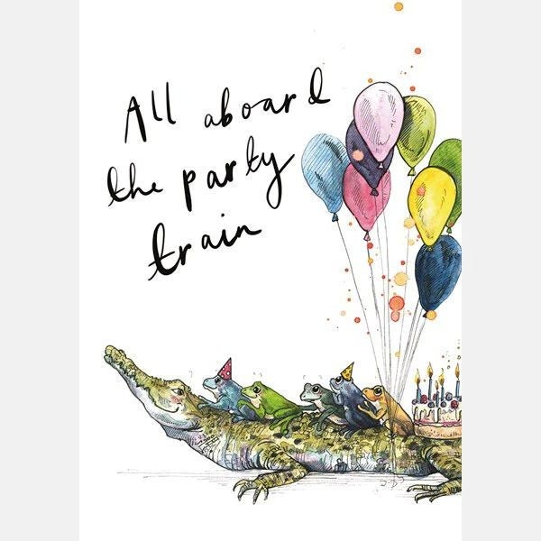 All Aboard the Party Train Card | Incognito