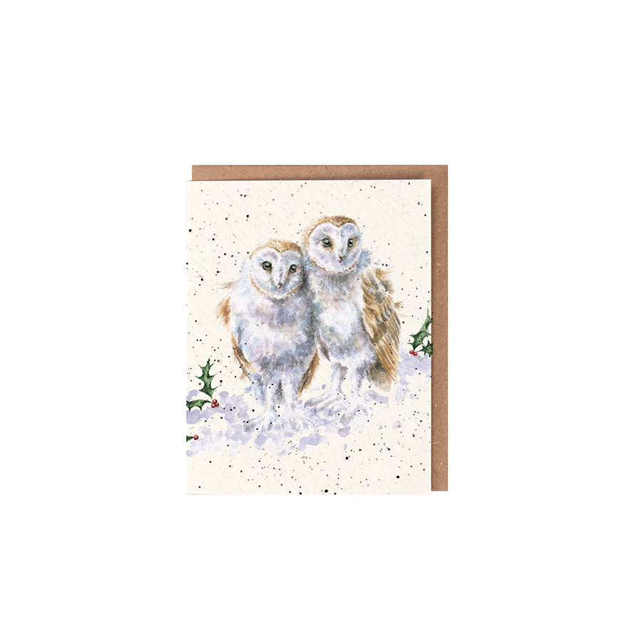 Wrendale Designs Christmas Gift Enclosure - White Christmas