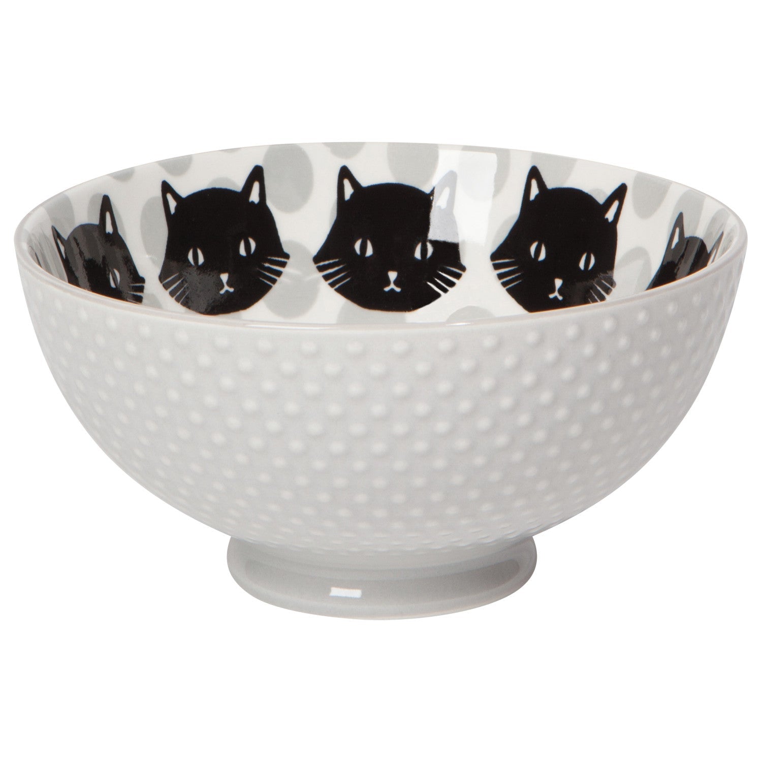 Bowl Feline Fine Stamped Med 6"