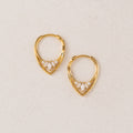 Lover's Tempo | Aria Hoops Gold Earrings