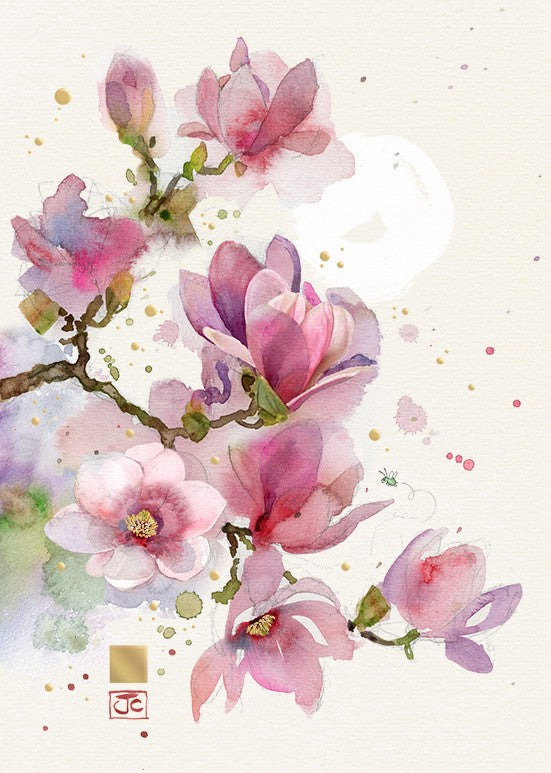 Pink Magnolias Card