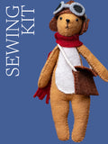 Fibre Art | Rabbit Sewing Kit with Pilot Hat & Goggles