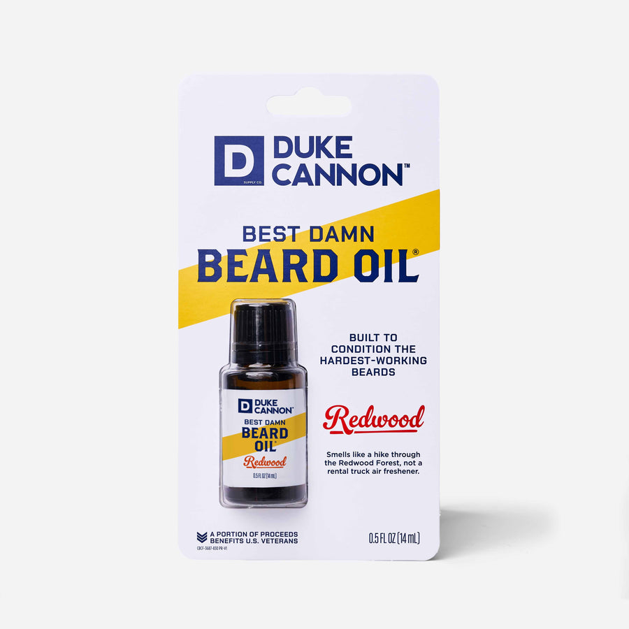 Duke Cannon | Best Damn Beard Oil Travel Size 0.5 oz