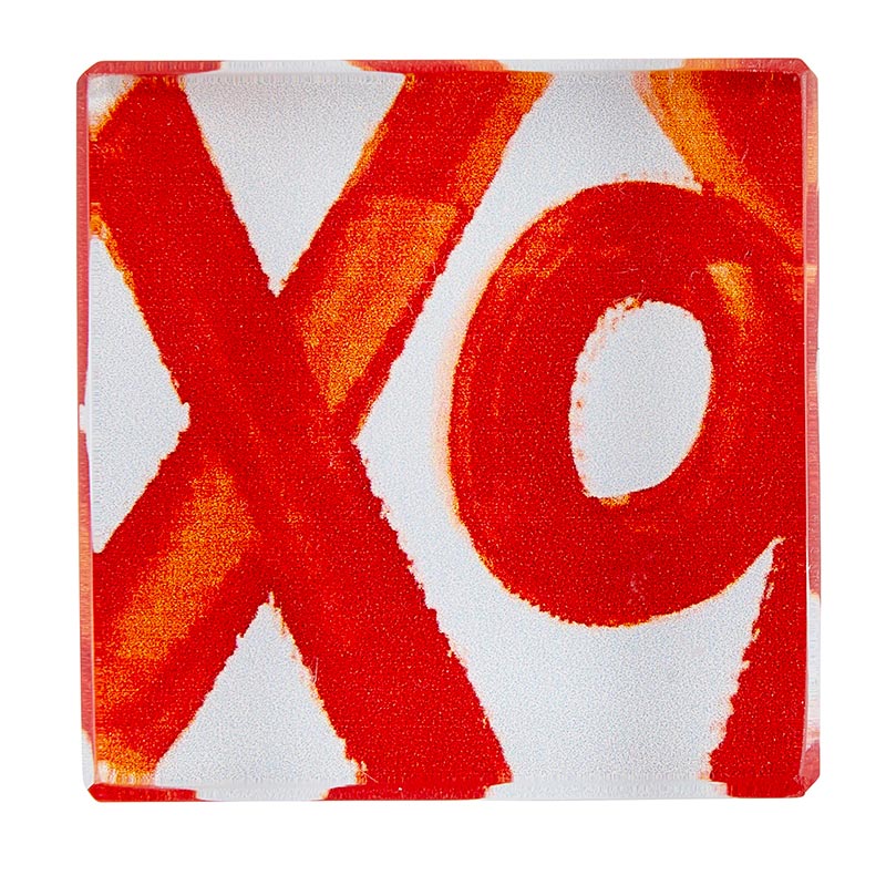 Acrylic XO Mini Red