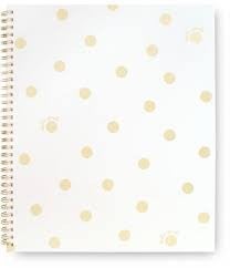 Kate Spade | Large Spiral Notebook - Gold Dot