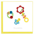 Quilling Card | Baby - Baby Rattles