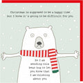 Bear Hug Christmas Card | Rosie Made A Thing
