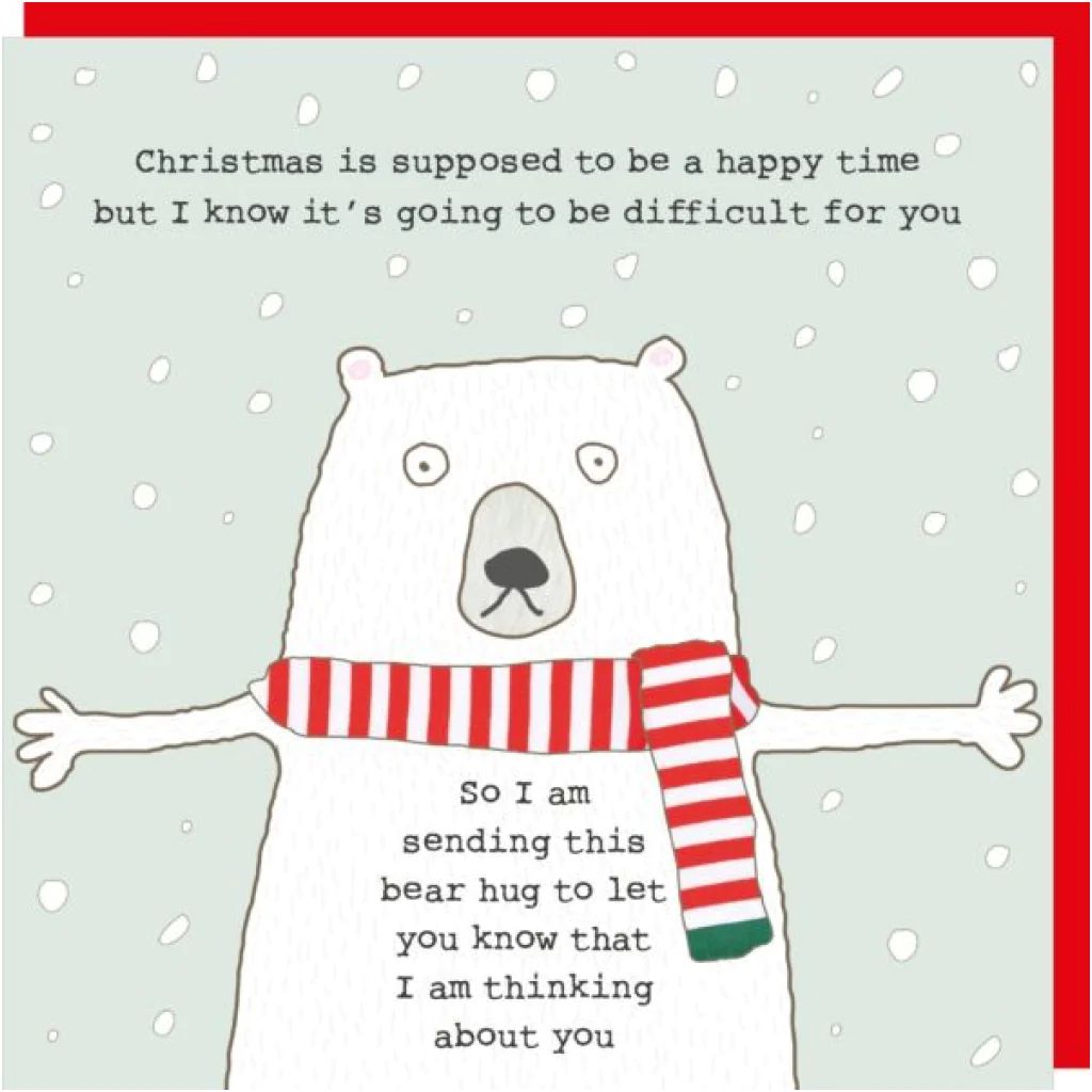 Bear Hug Christmas Card | Rosie Made A Thing