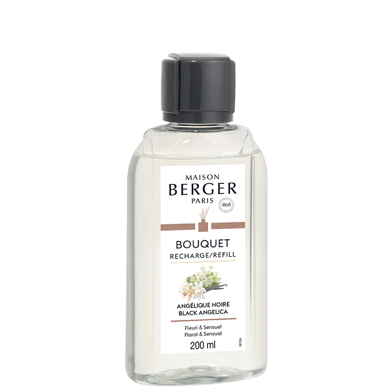 Maison Berger |  Black Angelica Reed Diffuser Refill – 200 ml