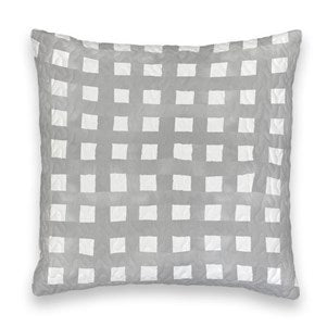 Ida Mae | Elle Plaid Grey Euro Sham