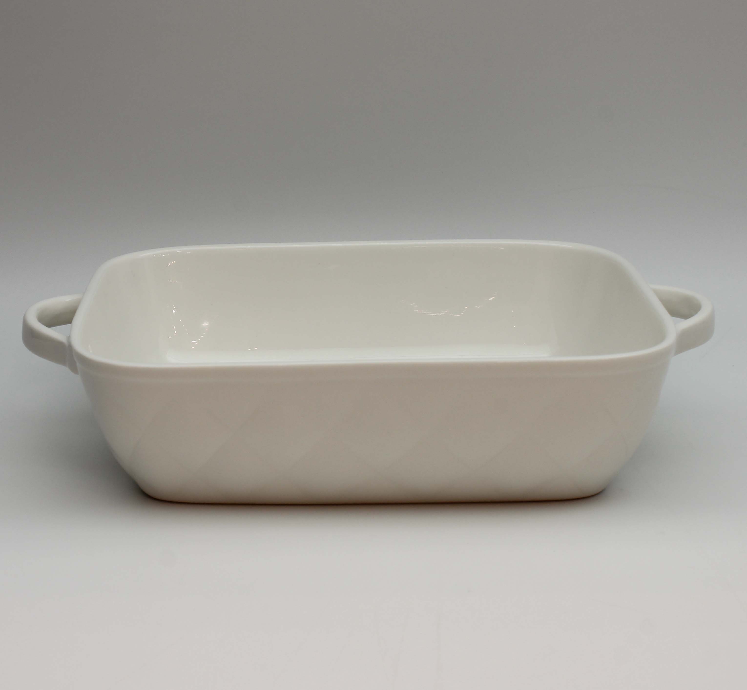 Baldwin White Serving Platter 41 × 27 cm