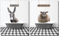 Donkey Bath Wall Art 16 x 20"