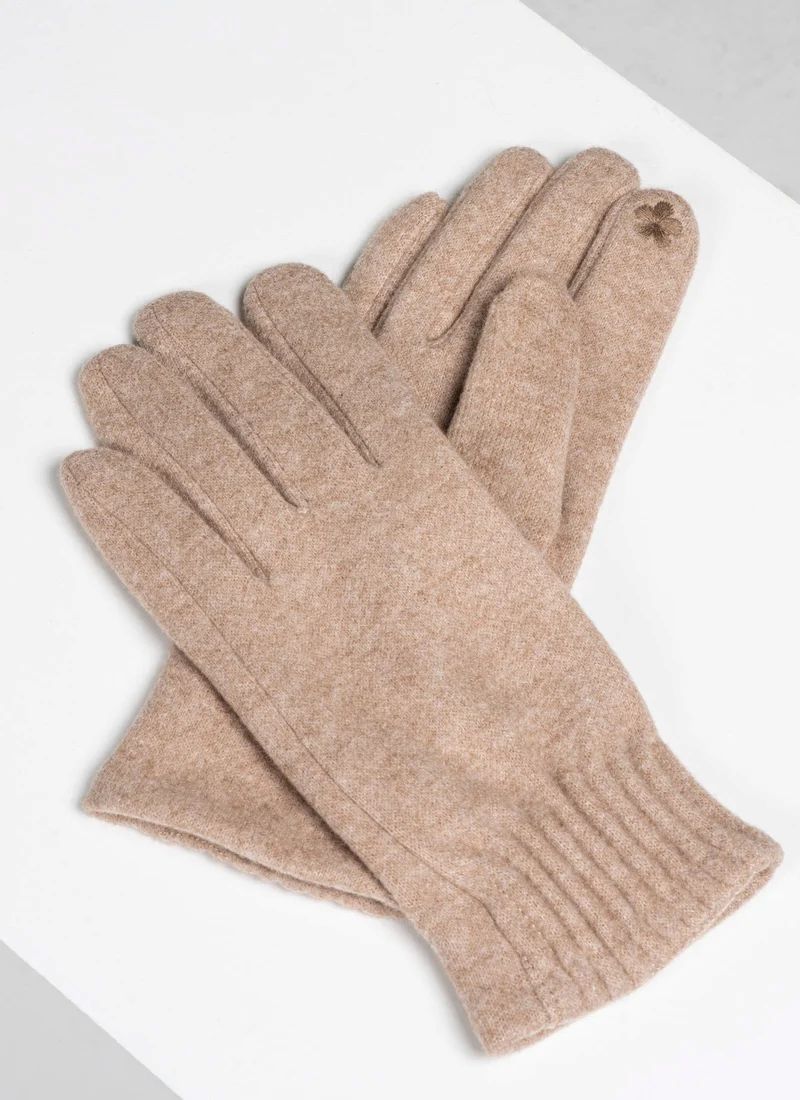 Gloves Casual Heather Brown