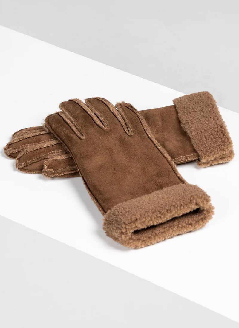 Gloves Sherpa Tan