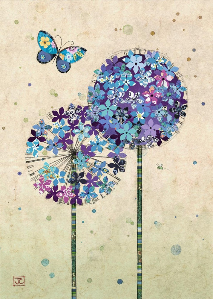 Allium Mauves Card