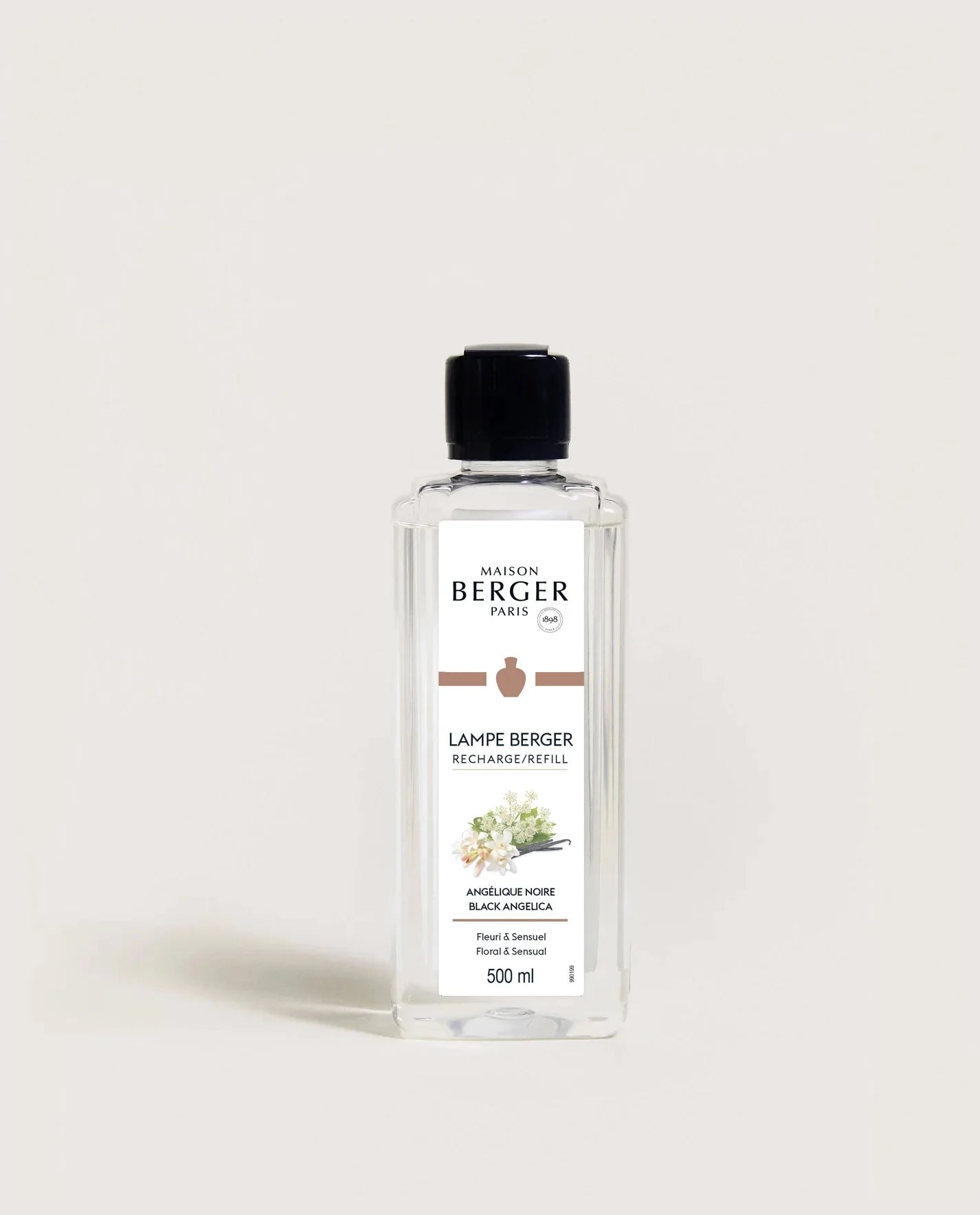 Black Angelica Lamp Refill 1L - Maison Berger