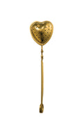 Stainless Steel Heart Loose Tea Strainer Gold