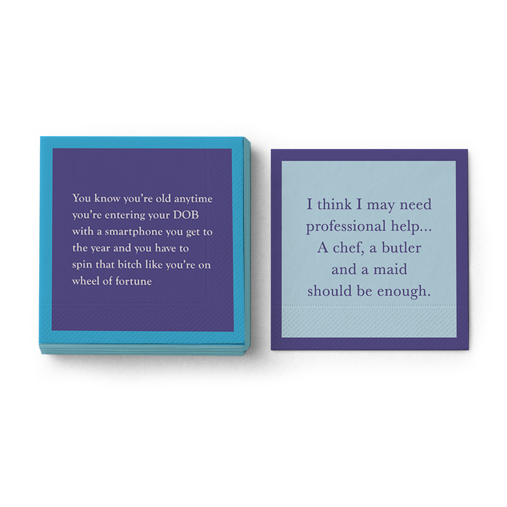 Drinks on Me | DOB Cocktail Napkins