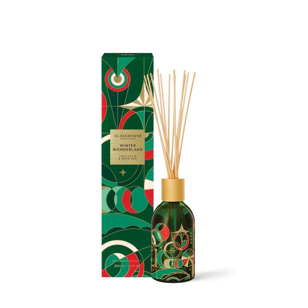 Winter Wonderland Diffuser – Glasshouse Fragrance (8.4 oz)