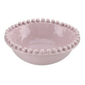 Beaded Lilac Ash Serving Bowl – Large