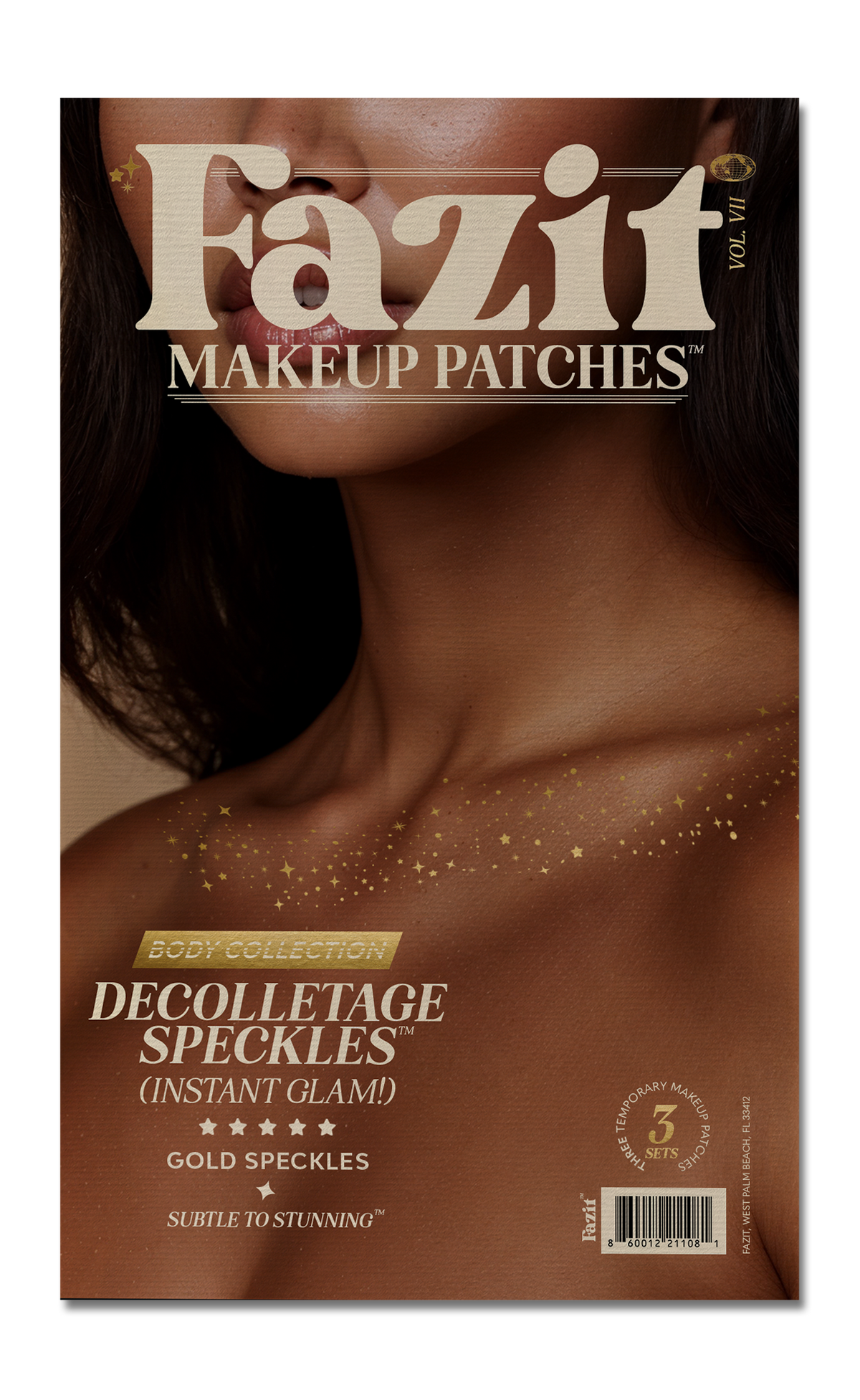 Fazit | Gold Décolletage Glitter Makeup