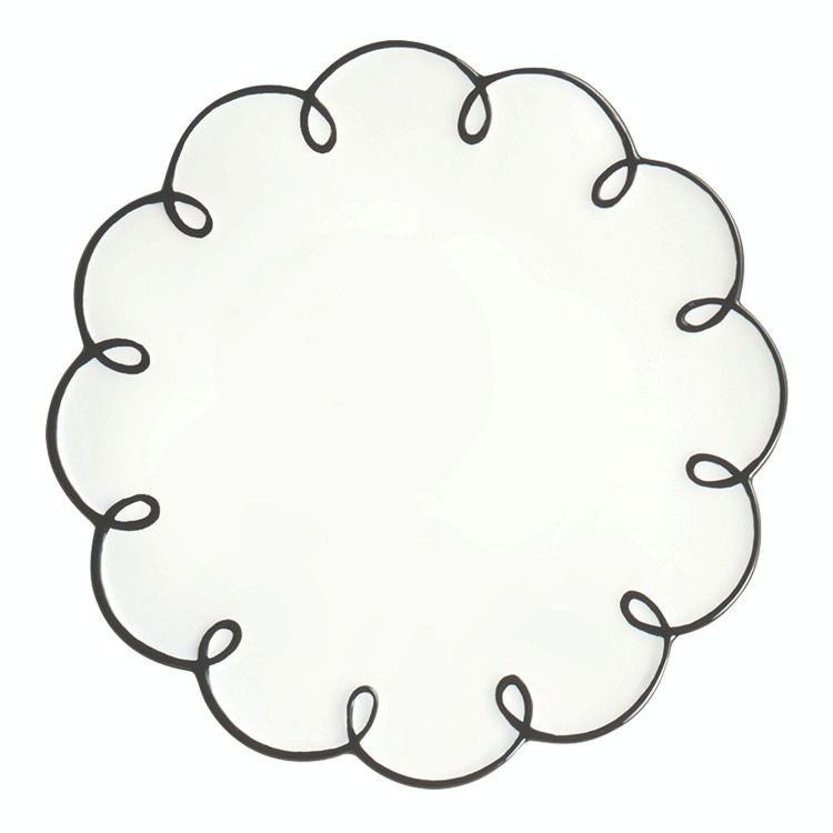 Appy Side Plate Scalloped Edge