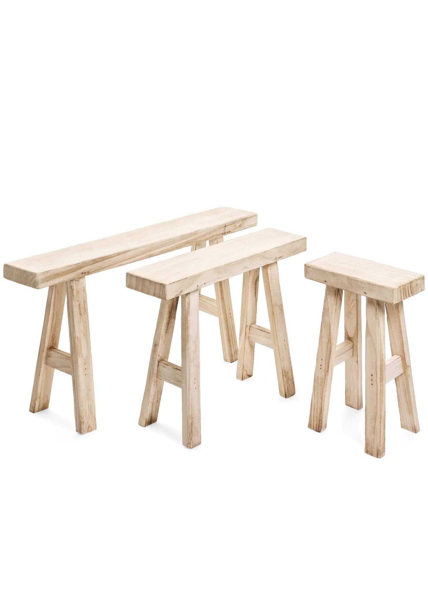 Bench Pauwlonia 12" Natural
