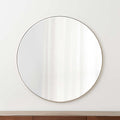 Round Brass Mirror 36"